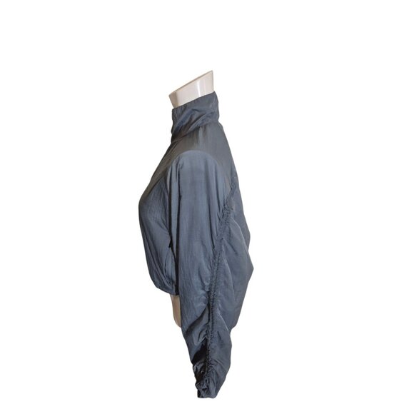 Go-H20 Cropped Lightweight Water-Repellent Run Jacket Ruched Sleeves sz S - Picture 5 of 10